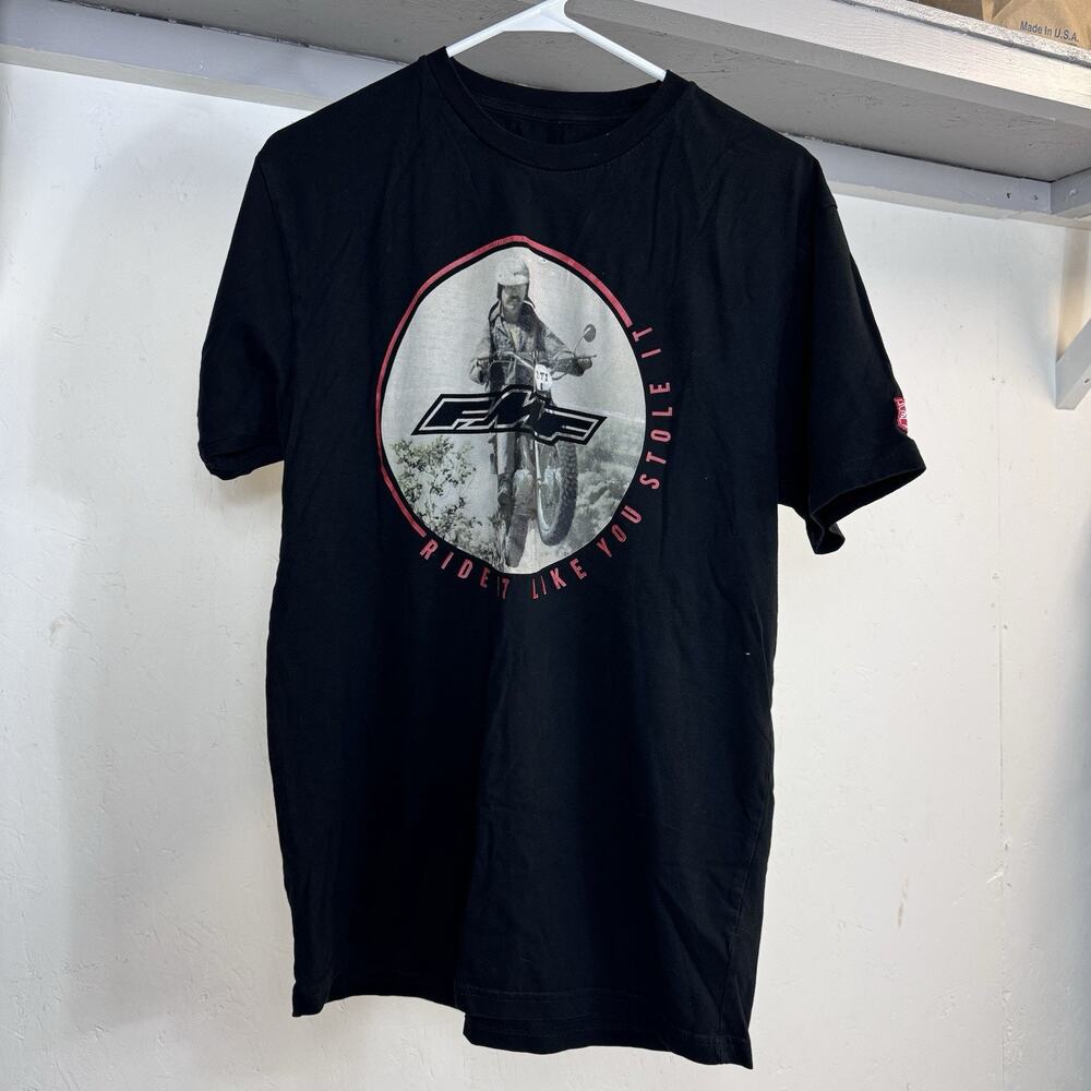 Men's Tee Medium FMF Racing Black Motocross Dirtbike Motorsports